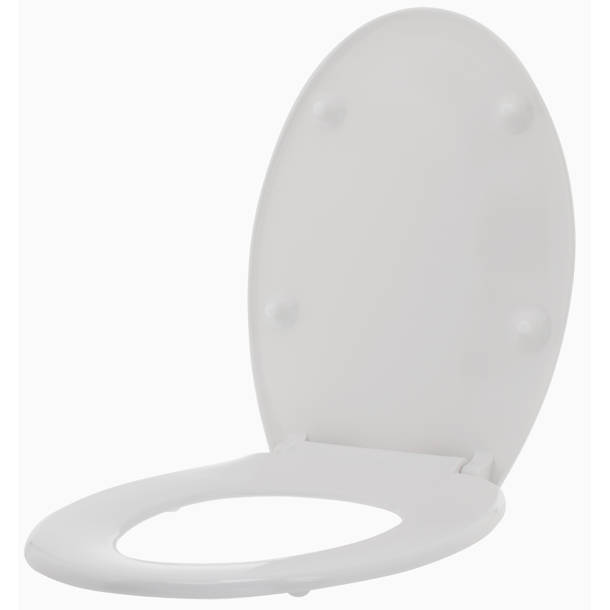 Mansfield SmartClose Elongated Soft Close Toilet Seat and Lid & Reviews